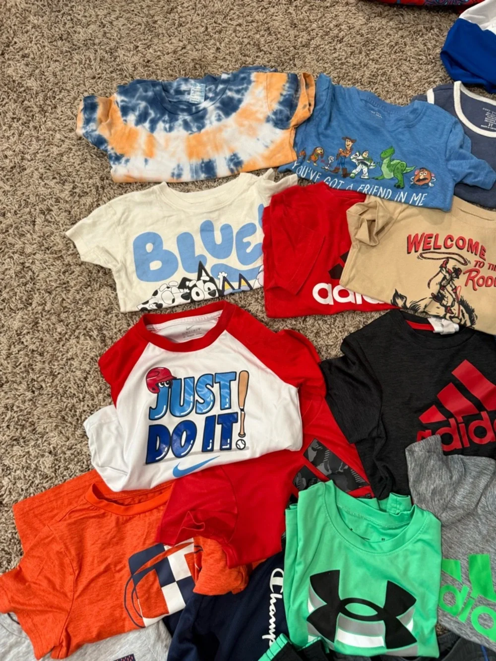 Summer Mixed Boys 3T Activewear Lot - Bright Multi Colors
